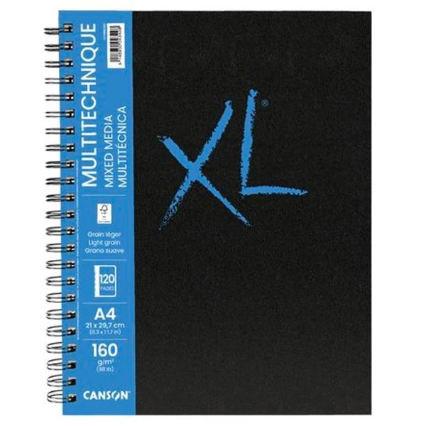 Carnet XL Canson - Mixed Media - A4 - 160 G - 60 Feuilles 3 Carnet XL Canson - Mixed Media - A4 - 160 G - 60 Feuilles