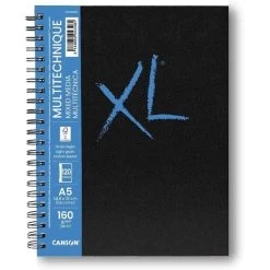 Carnet XL Canson - Mixed Media - A5 - 160 G - 60 Feuilles