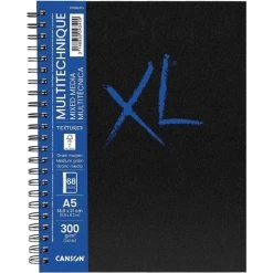 Carnet XL Canson - Mixed Media Textured - A5 - 300 G - 34 Feuilles