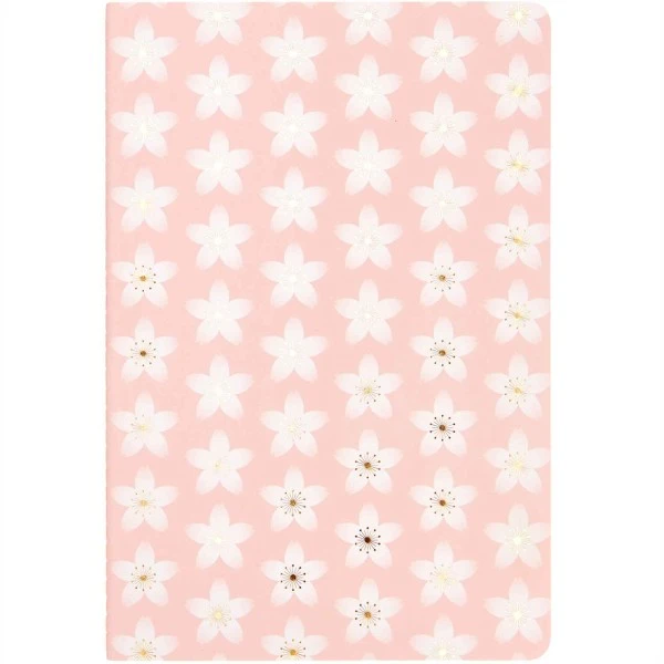 Carnets De Notes Sakura Rico Design - Rose Et Noir - 14,5 X 21 Cm - 2 Pcs 5 Carnets De Notes Sakura Rico Design - Rose Et Noir - 14,5 X 21 Cm - 2 Pcs – Image 3