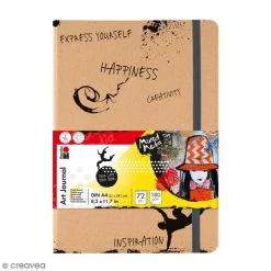 Marabu Journal Créatif - Art Journal - Mixed Media - A4 - 72 Pages