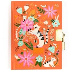 Avenue Mandarine Journal Intime - 14 X 10,5 Cm - Chats Et Fleurs - 240 Pages