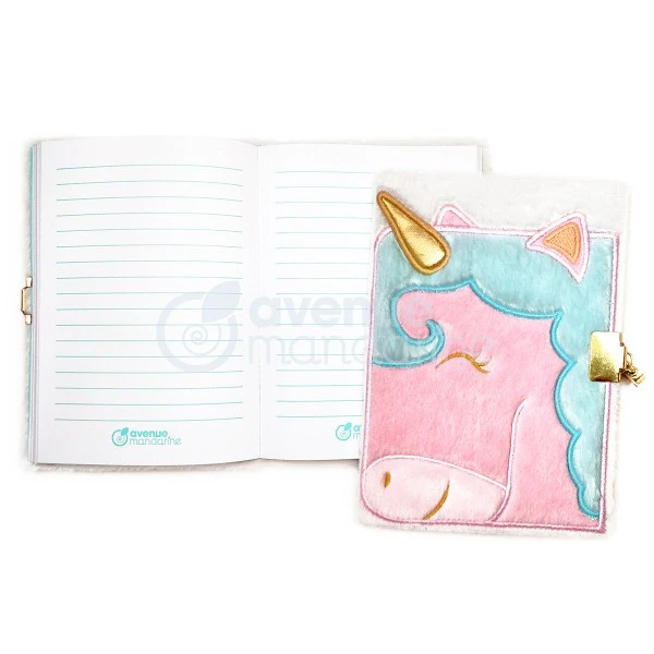 Avenue Mandarine Journal Intime Fourrure - 17 X 12,5 Cm - Licorne - 240 Pages 4 Avenue Mandarine Journal Intime Fourrure - 17 X 12,5 Cm - Licorne - 240 Pages – Image 2