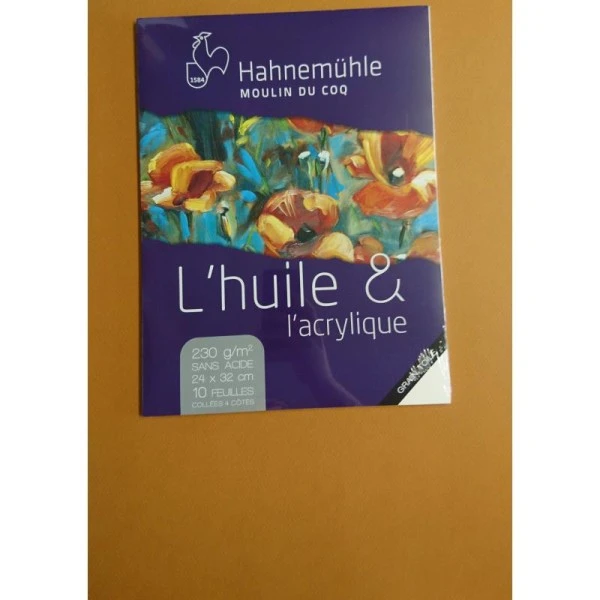 L'Huile & Acrylique Grain Toilé 24x32cm Hahnemuhle