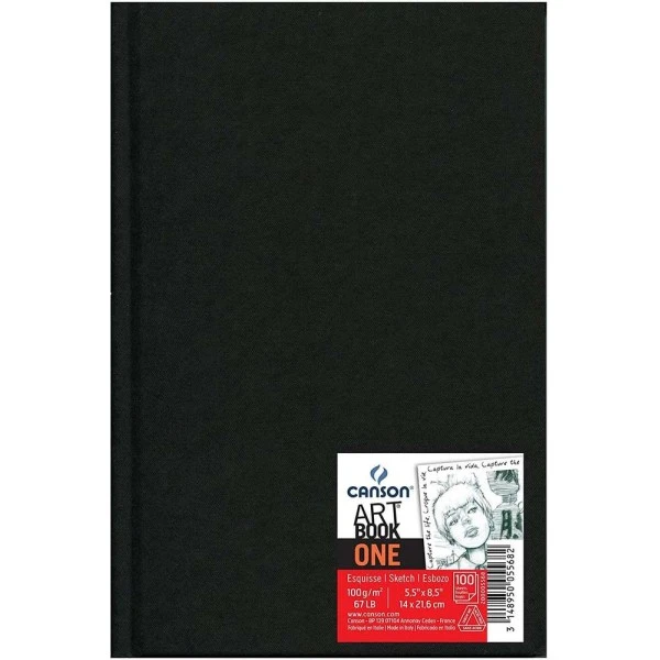 Canson Livre De Dessin "Artbook One", A5 - Noir 3 Canson Livre De Dessin "Artbook One", A5 - Noir