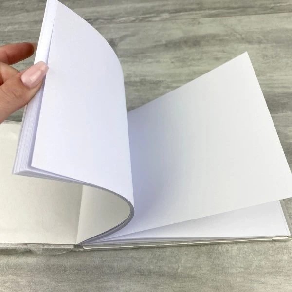 Hobi Livre D'Or De Mariage En Satin Blanc Et Tulle, 21 Cm, Album Photo Avec Pétales 5 Hobi Livre D'Or De Mariage En Satin Blanc Et Tulle, 21 Cm, Album Photo Avec Pétales – Image 3