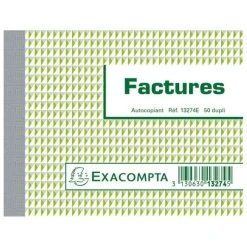 Exacompta Manifold Facture 10.5x13.5 - Dupli