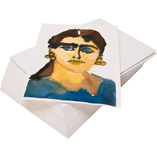Creativ Company Papier Aquarelle Recyclé A3 - 42 X 29,7 Cm - 100 Feuilles 3 Creativ Company Papier Aquarelle Recyclé A3 - 42 X 29,7 Cm - 100 Feuilles