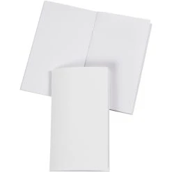 Creativ Company Petit Carnet Blanc à Décorer - Pages Pointillées - 9,5 X 16,6 Cm - 32 Pages