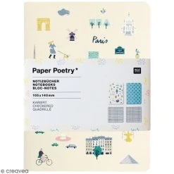 Rico Design Petits Carnets De Notes A6 - Travel The World - 10,5 X 14 Cm - 2 Pcs