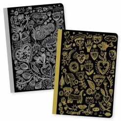 Djeco Petits Carnets De Notes Chics Aurélia - 10,5 X 15 Cm - 2 Pcs