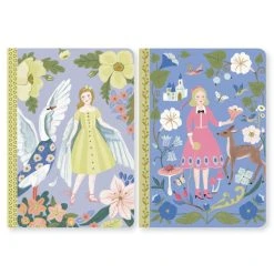Djeco Petits Carnets De Notes Sabrina - 10,5 X 15 Cm - 2 Pcs