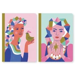 Djeco Petits Carnets De Notes Sarah - 10,5 X 15 Cm - 2 Pcs
