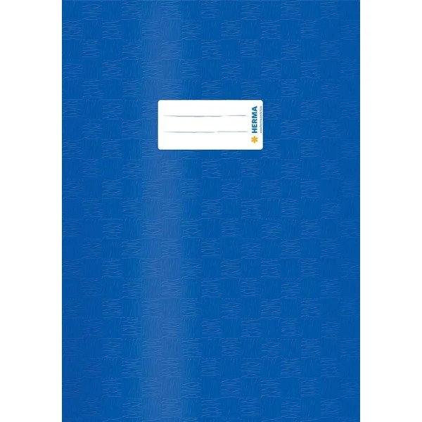 Herma Protège-cahier, A4, En PP - Bleu Foncé Opaque