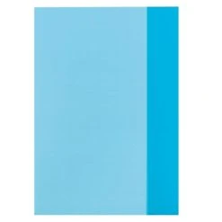 Herlitz Protège-cahier - A4 - En PP - Bleu Transparent