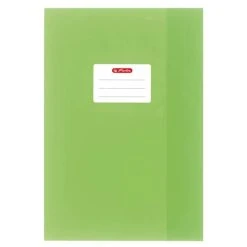 Herlitz Protège-cahier - A4 - En PP - Gaufré (raphia) - Vert Clair