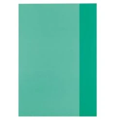 Herlitz Protège-cahier - A4 - En PP - Vert Transparent