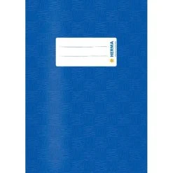 Herma Protège-cahier, A5, En PP - Bleu Foncé Opaque