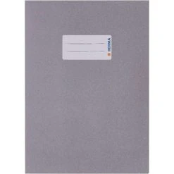 Herma Protège-cahier, En Papier, A5 - Gris Clair