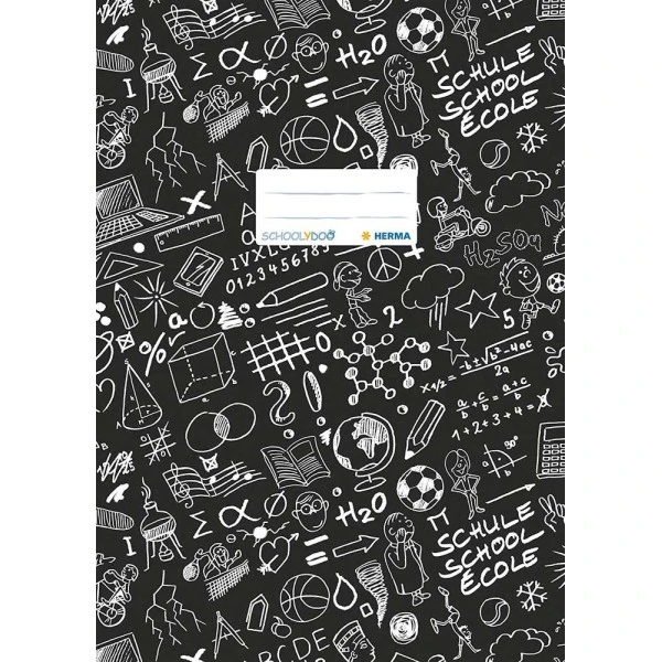 Herma Protège-cahier "Schoolydoo", A4, En PP - Noir 3 Herma Protège-cahier "Schoolydoo", A4, En PP - Noir