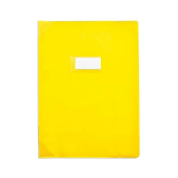 CLAIREFONTAINE Protège-cahiers 24X32 Jaune Opaque CALLIGRAPHE
