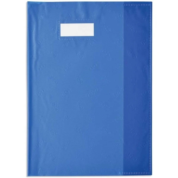 Oxford Protège-cahiers Styl SMS, 240 X 320 Mm - Bleu