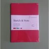 Set De 2 Carnet Esquisse (rouge Et Orange) Hahnemuhle