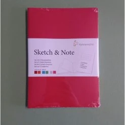 Set De 2 Carnet Esquisse (rouge Et Orange) Hahnemuhle