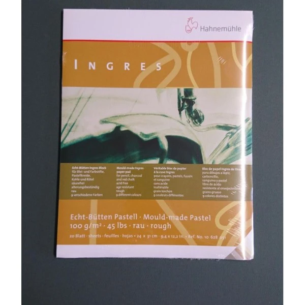 No Name Véritable Bloc De Papier à La Cuve Ingres 100g Hahnemuhle